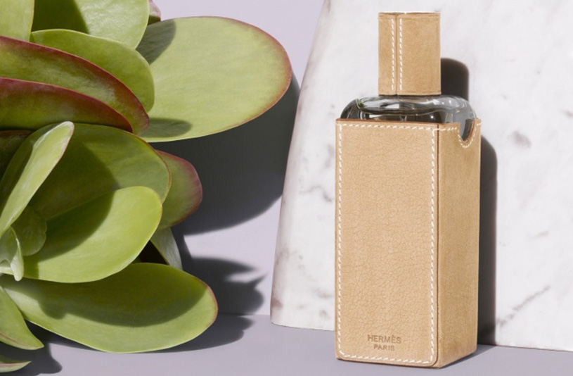 Hermès Cuir d’Ange: a flor do couro
