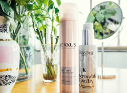 Para finalizar: spray Nexxus e sérum termoativado Kérastase